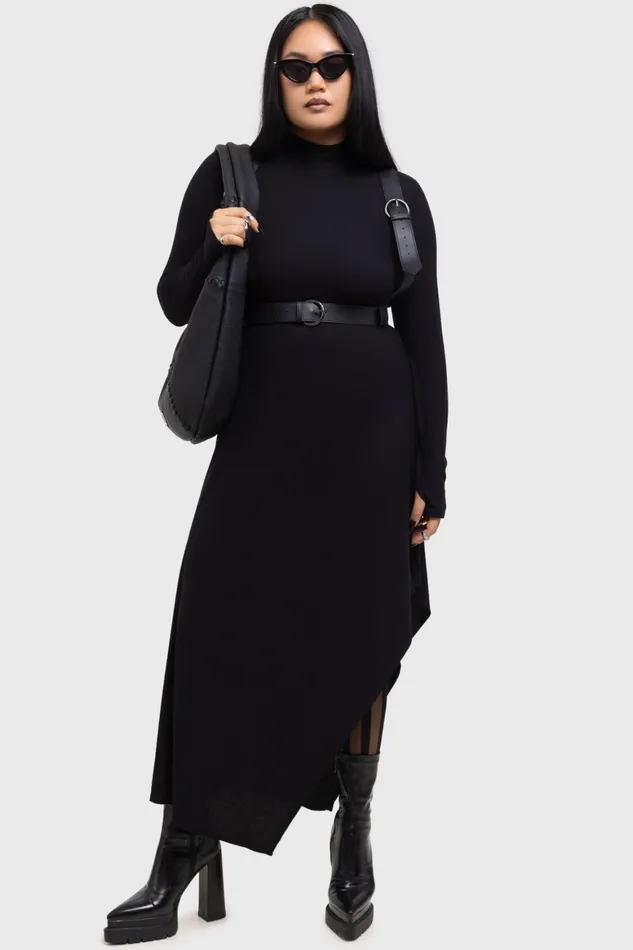 Killstar Dark Presence Dress Women Midi
