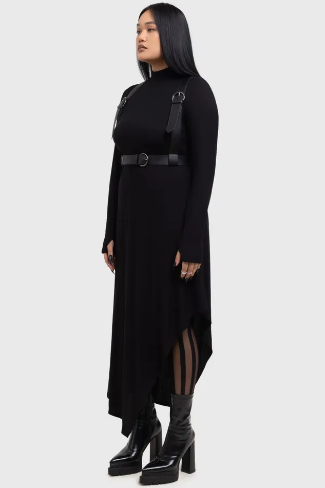 Killstar Dark Presence Dress Women Midi