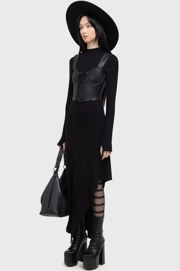Killstar Dark Presence Dress Women Midi