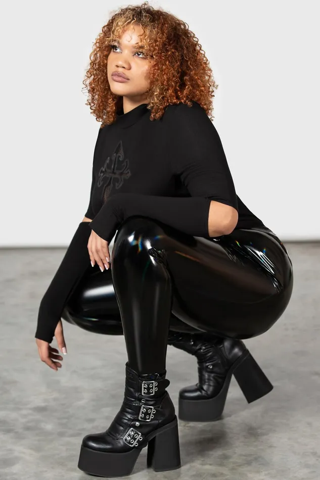 Killstar Darkwaves and Raves Leggings Women Leggings