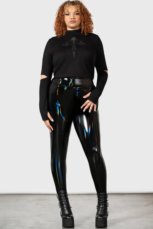 Killstar Darkwaves and Raves Leggings Women Leggings