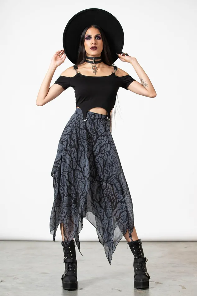 Killstar Dasia Maxi Skirt Women Maxi Skirts