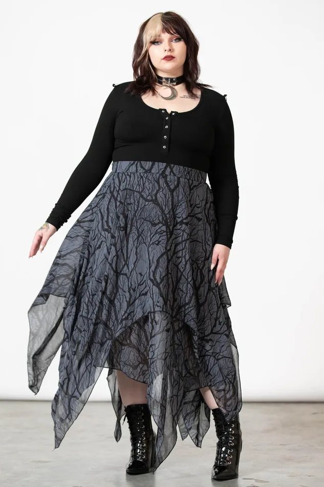 Killstar Dasia Maxi Skirt Women Maxi Skirts