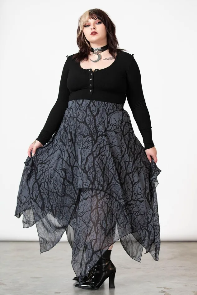 Killstar Dasia Maxi Skirt Women Maxi Skirts