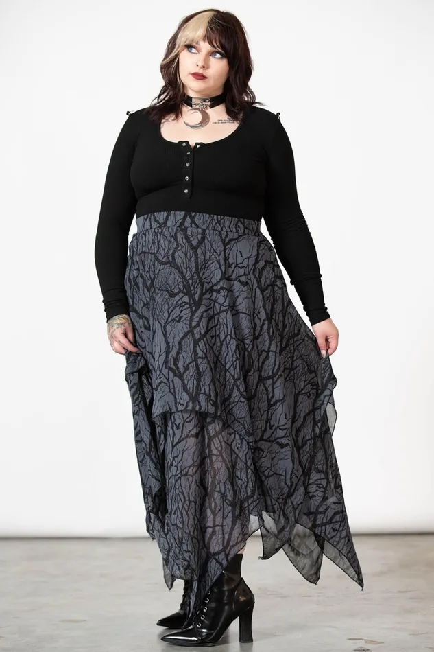 Killstar Dasia Maxi Skirt Women Maxi Skirts