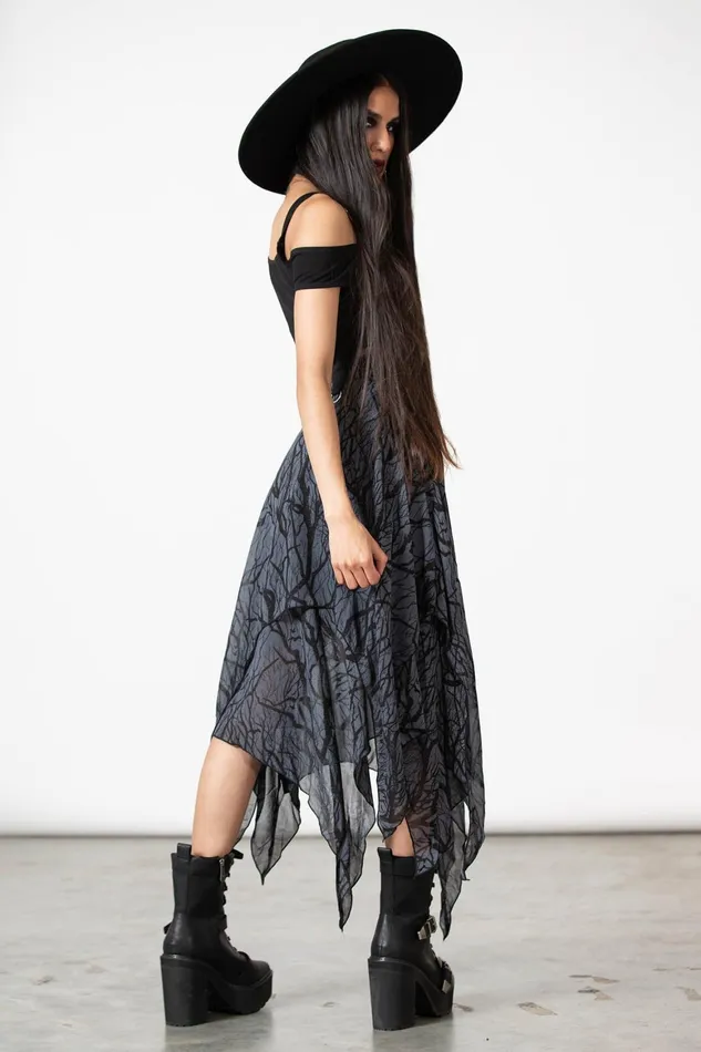 Killstar Dasia Maxi Skirt Women Maxi Skirts