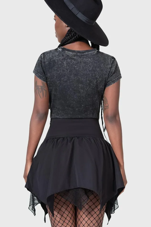 Killstar Death Fairy Skirt Women Mini Skirts