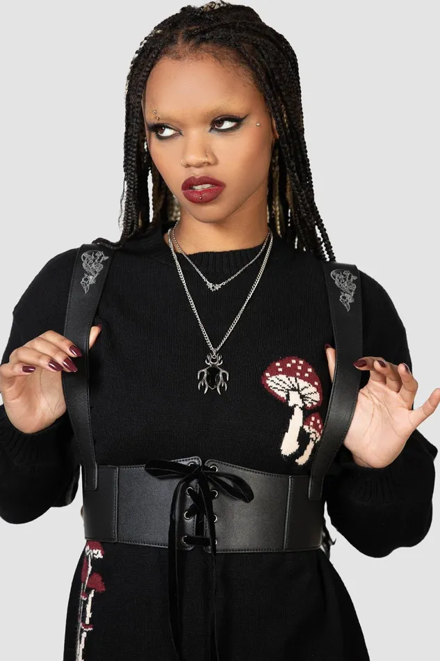 Killstar Decay After Death Underbust Harness Women Harnesses and Belts