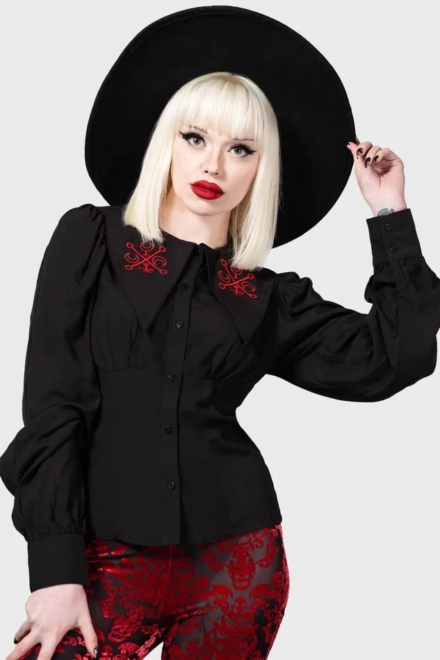 Killstar Decerabia Shirt Women Shirts and Blouses