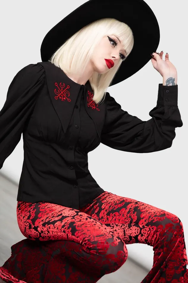 Killstar Decerabia Shirt Women Shirts and Blouses