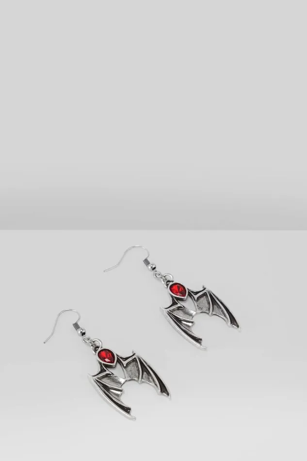 Killstar Demon Night Drop Earrings RED Women Earrings