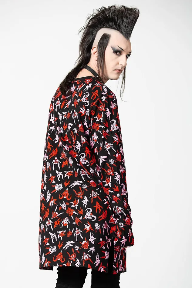 Killstar Demoniac Long Sleeve Top Men Long Sleeves