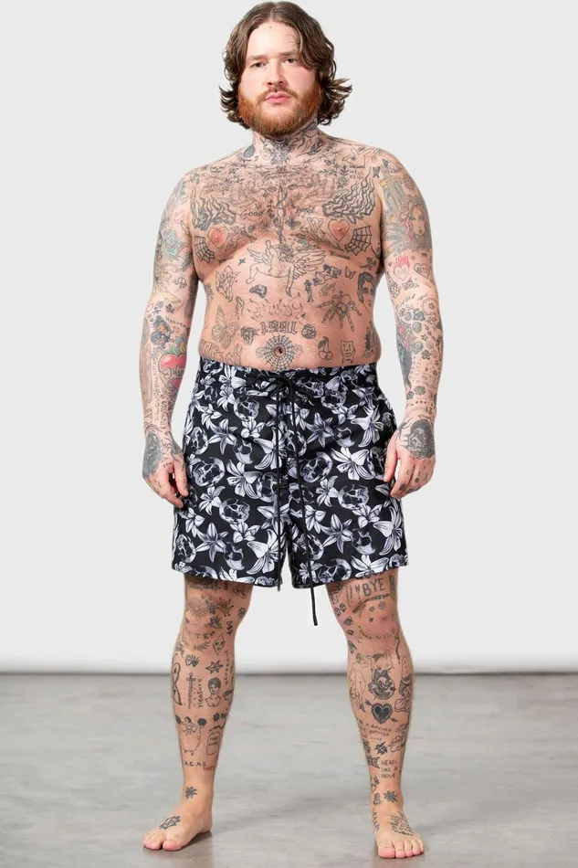 Killstar Denarian039s Coin Swim Shorts Women Swim