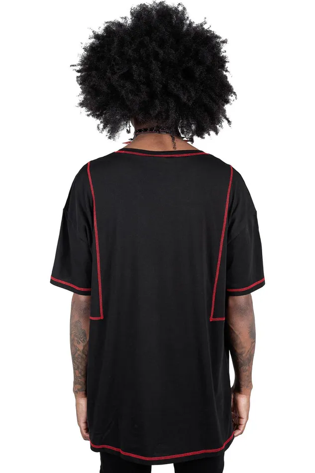 Killstar Departed Oversized Top Men TShirts and Vests