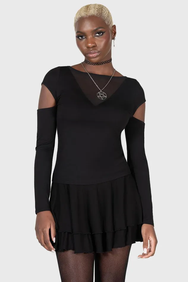 Killstar Devote Thee Top Women Long Sleeves