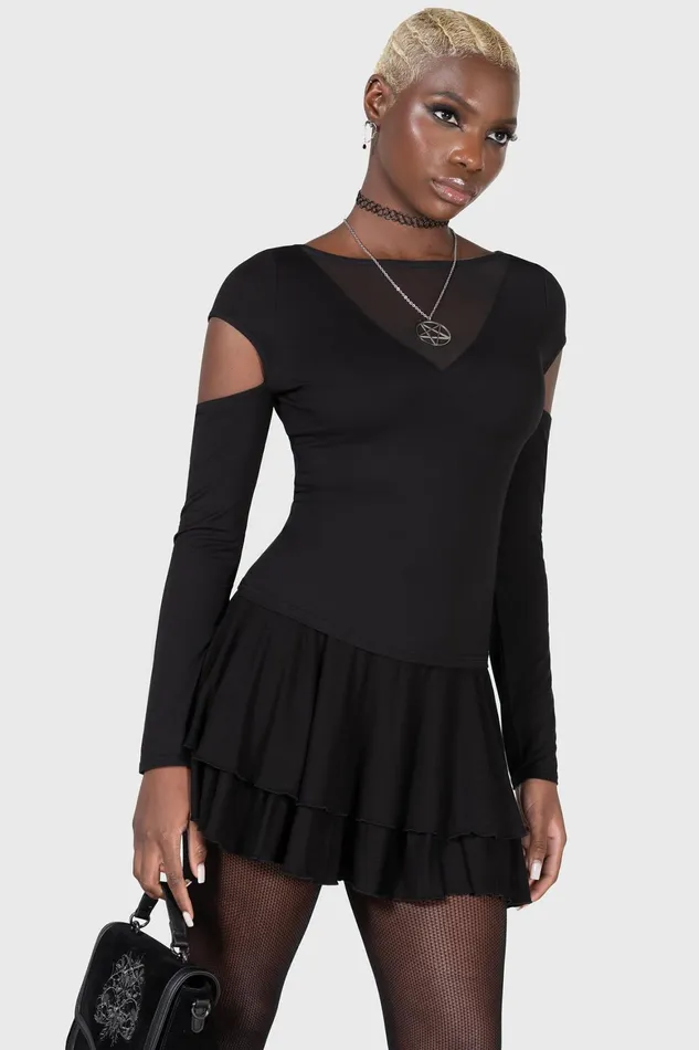 Killstar Devote Thee Top Women Long Sleeves