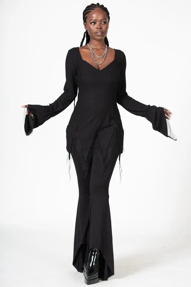 Killstar Distressa Blouse Women Shirts and Blouses