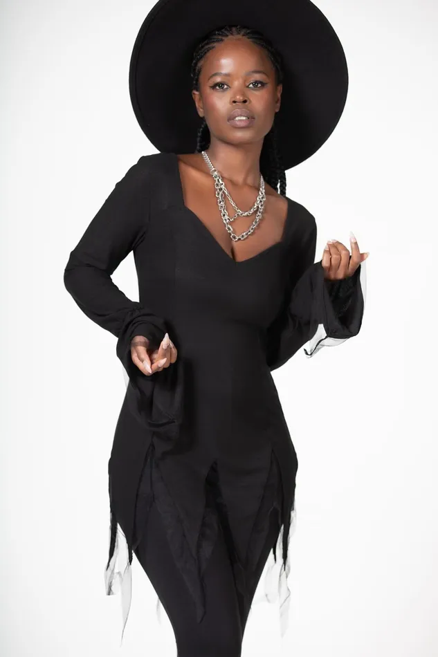 Killstar Distressa Blouse Women Shirts and Blouses