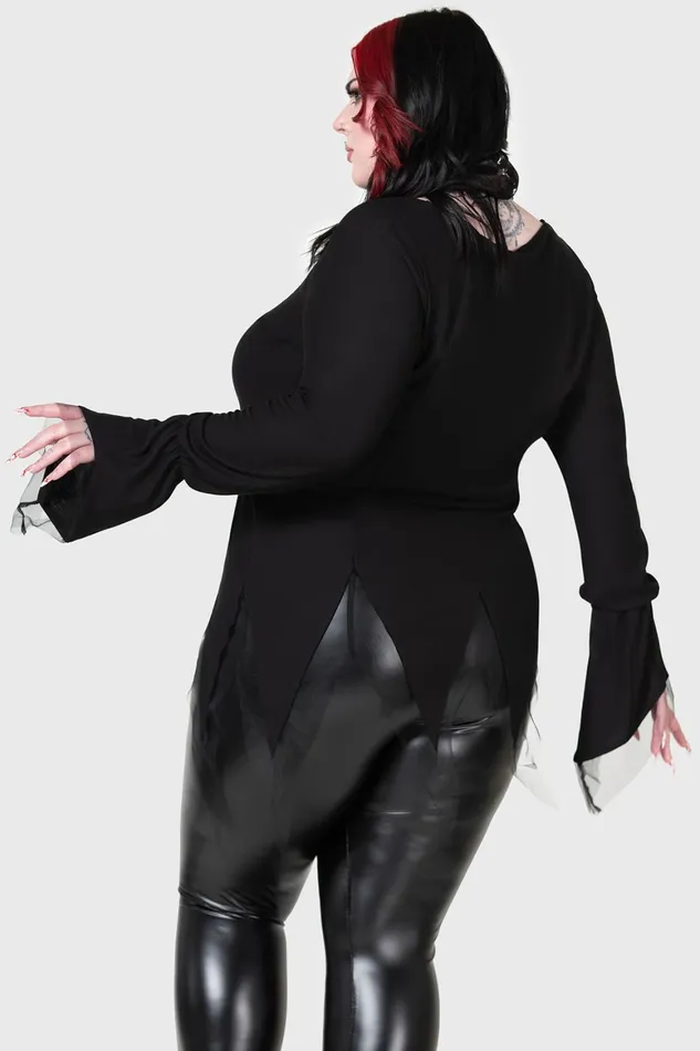 Killstar Distressa Blouse Women Shirts and Blouses