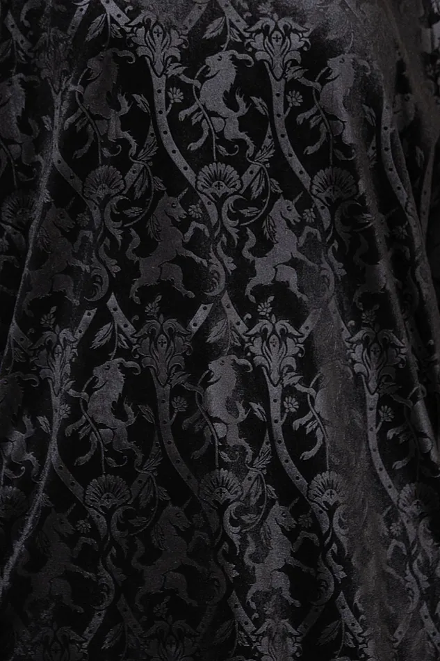Killstar Doom Duchess Skirt B Women Velvet