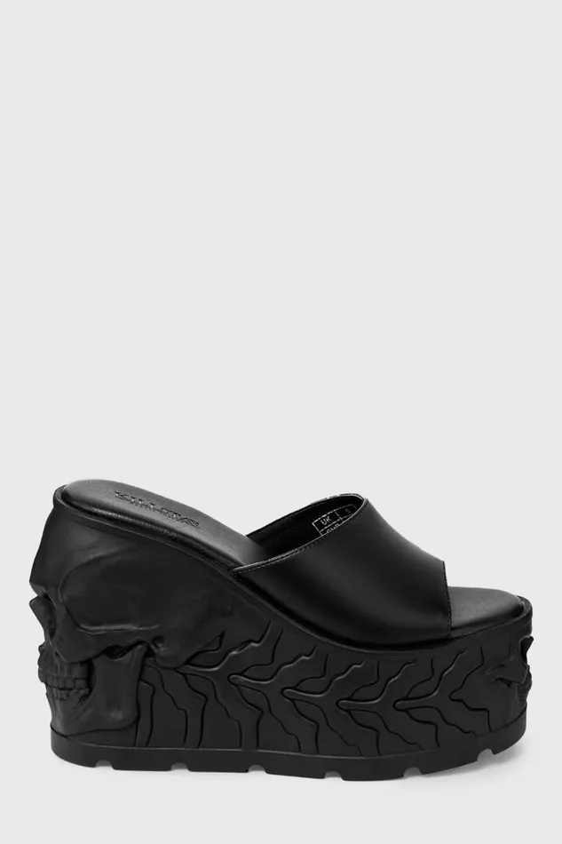 Killstar Doom Platform Sliders Women Platforms