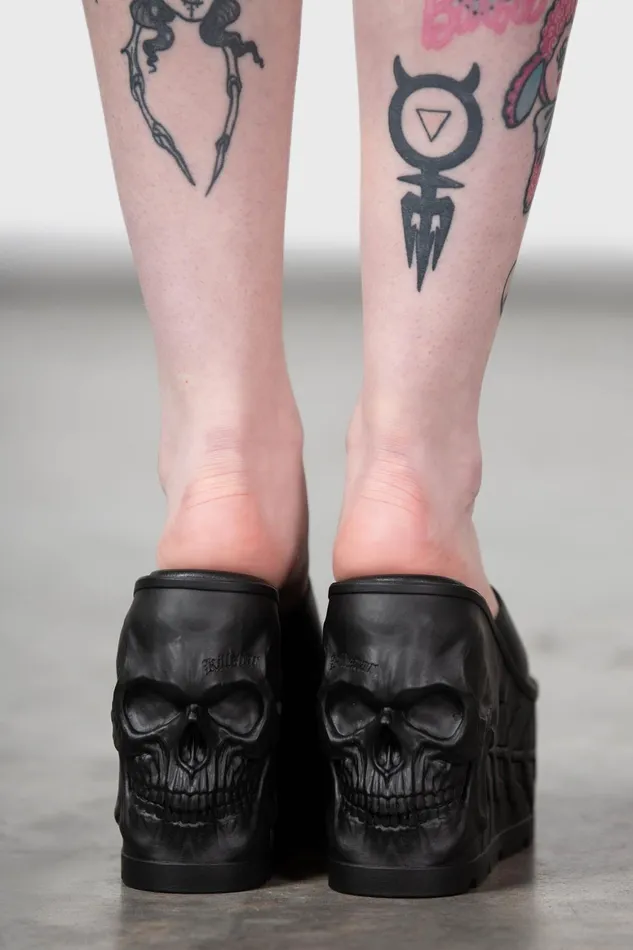 Killstar Doom Platform Sliders Women Platforms