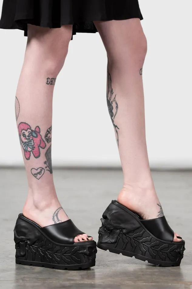 Killstar Doom Platform Sliders Women Platforms