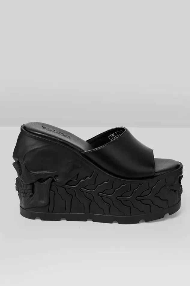 Killstar Doom Platform Sliders Women Platforms