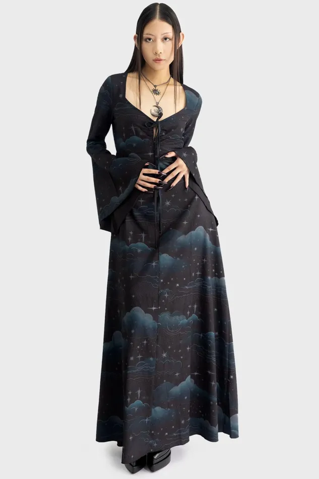 Killstar Dreamanicon Maxi Dress Women Maxi