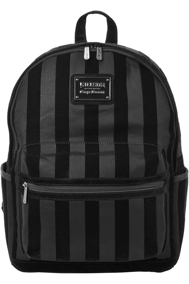 Killstar Earn Your Stripes Backpack Women Backpacks