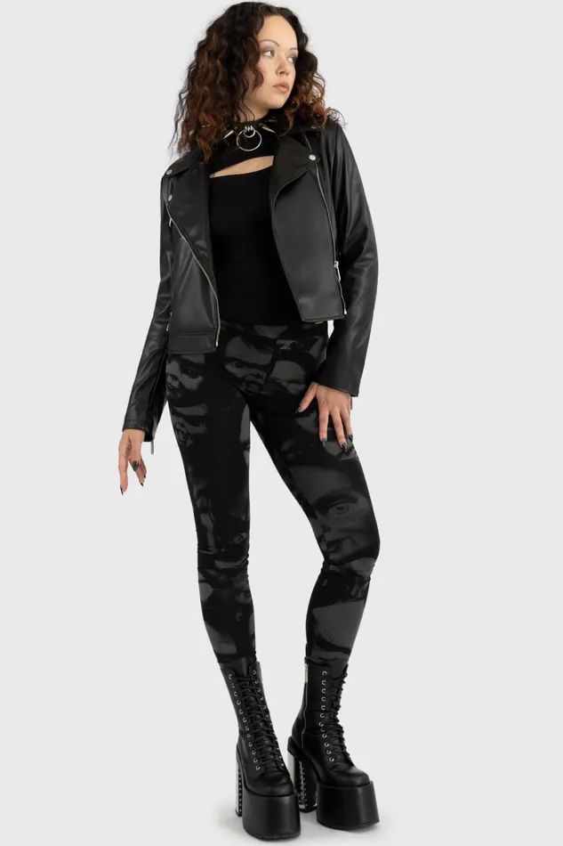 Killstar Eat Your Heart Out Leggings Women Leggings