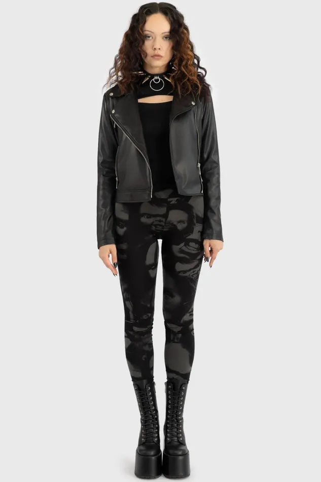 Killstar Eat Your Heart Out Leggings Women Leggings