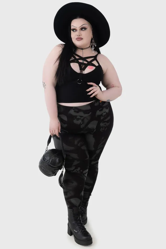 Killstar Eat Your Heart Out Leggings Women Leggings