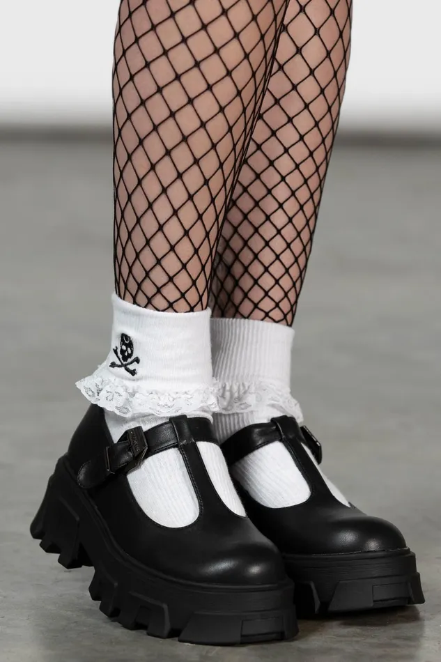 Killstar Eclipse Mary Janes Women Flats and Trainers