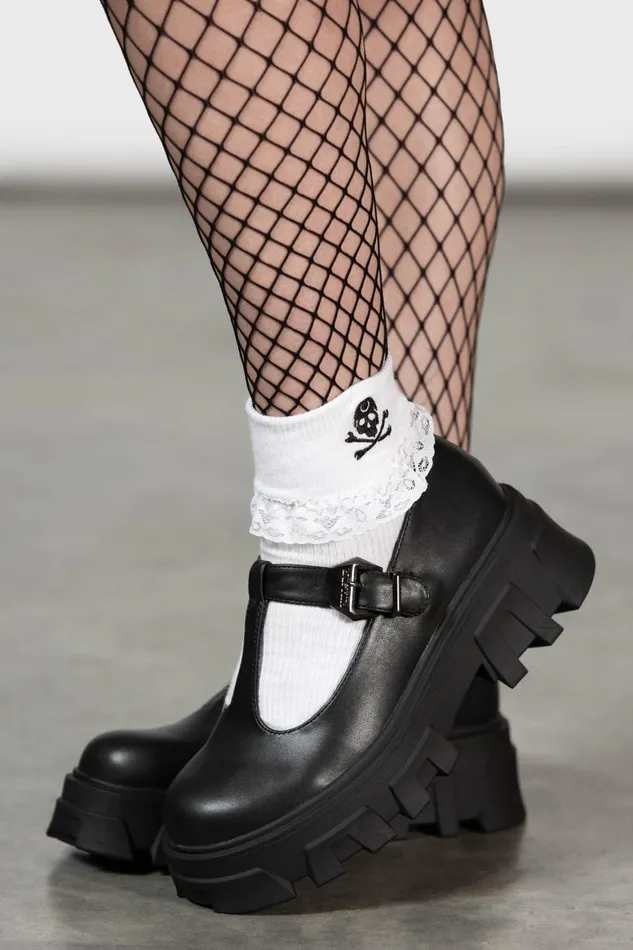 Killstar Eclipse Mary Janes Women Flats and Trainers