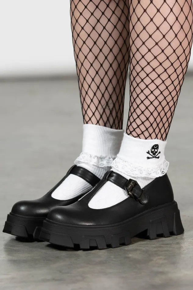 Killstar Eclipse Mary Janes Women Flats and Trainers