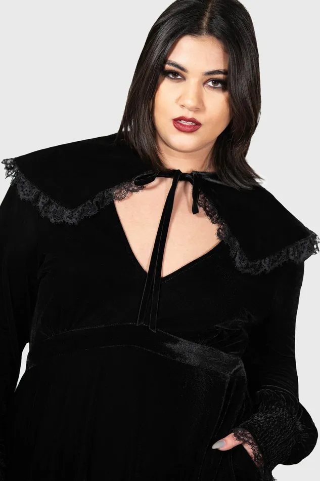 Killstar Emilee Emilee Collar Dress Women Mini