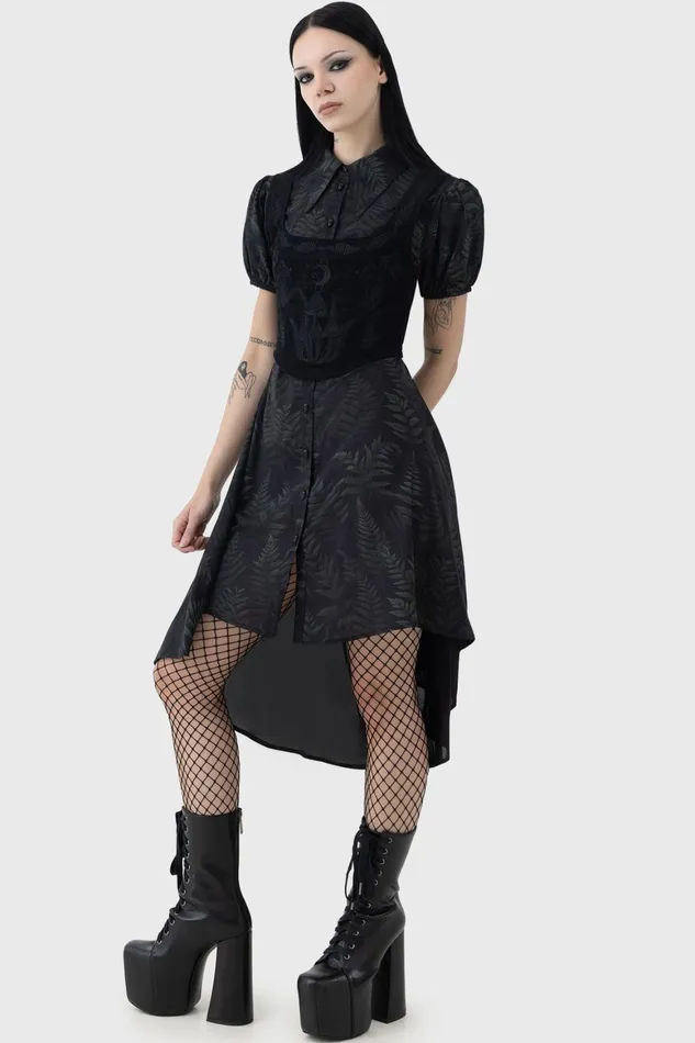 Killstar Equinoxx Shirt Dress Women Mini