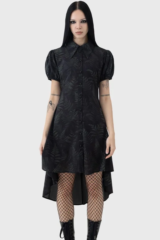 Killstar Equinoxx Shirt Dress Women Mini