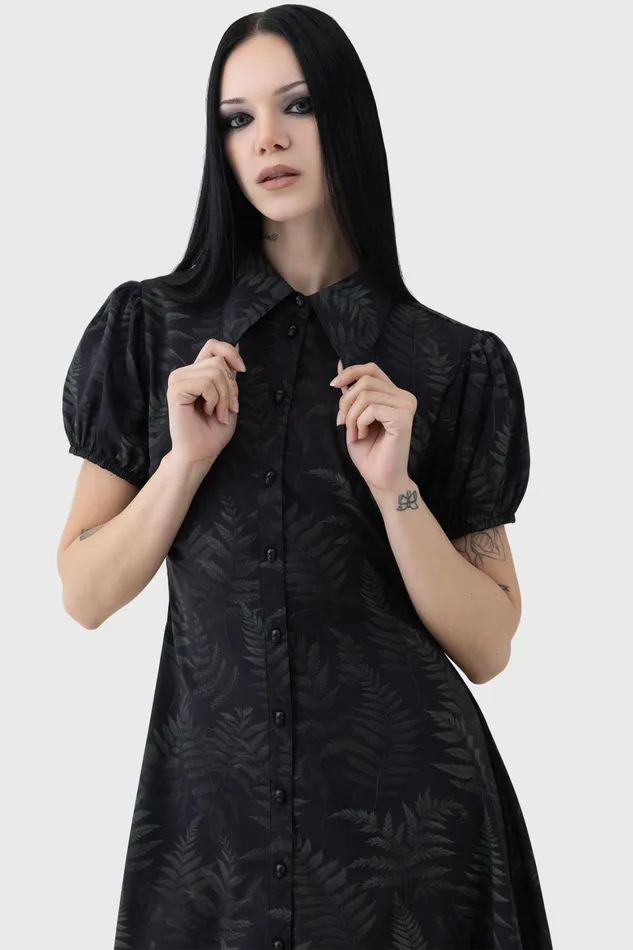 Killstar Equinoxx Shirt Dress Women Mini