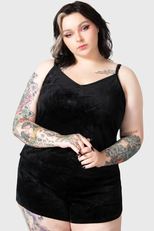 Killstar Eternal Sleeper Vest Women Loungewear