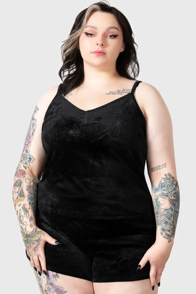 Killstar Eternal Sleeper Vest Women Loungewear
