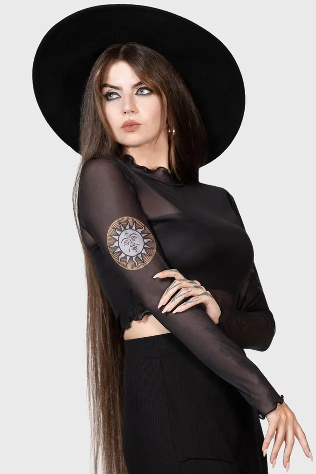 Killstar Evil Sun Top Women Long Sleeves