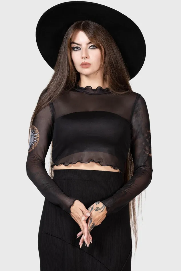 Killstar Evil Sun Top Women Long Sleeves