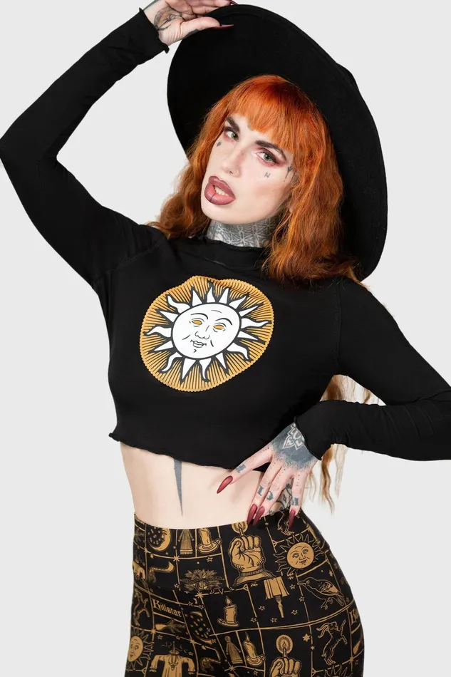 Killstar Fading Light Long Sleeve Top Women Chill Out