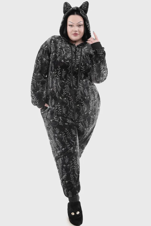 Killstar Familiar Woods Onesie Women Loungewear