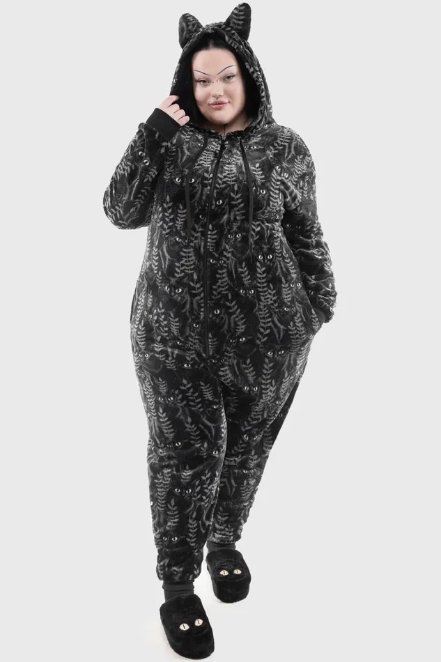 Killstar Familiar Woods Onesie Women Loungewear