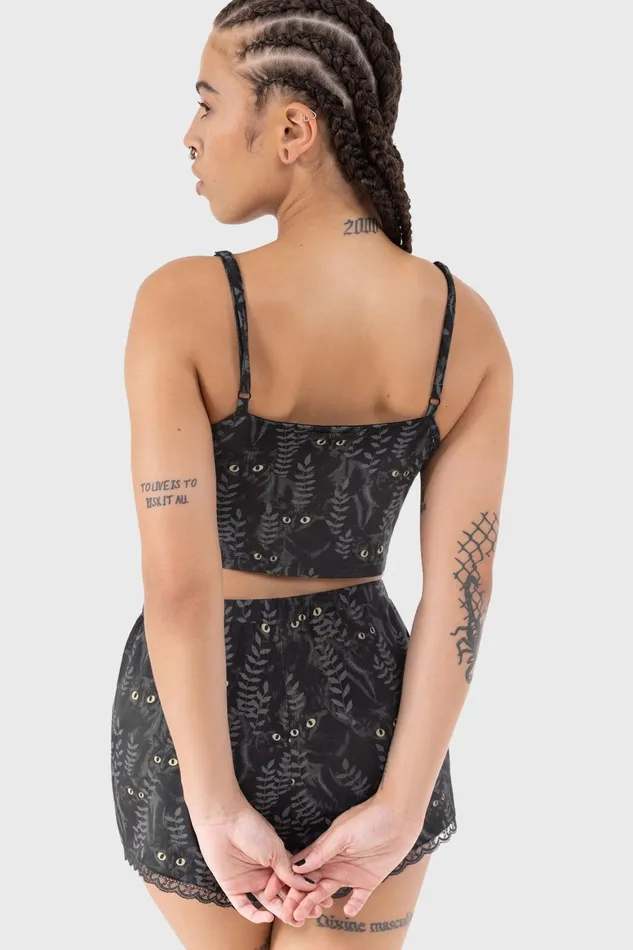 Killstar Familiar Woods Shorts Women Loungewear