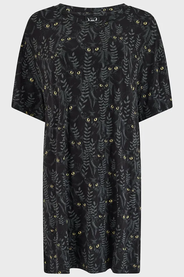 Killstar Familiar Woods TShirt Dress Women Mini