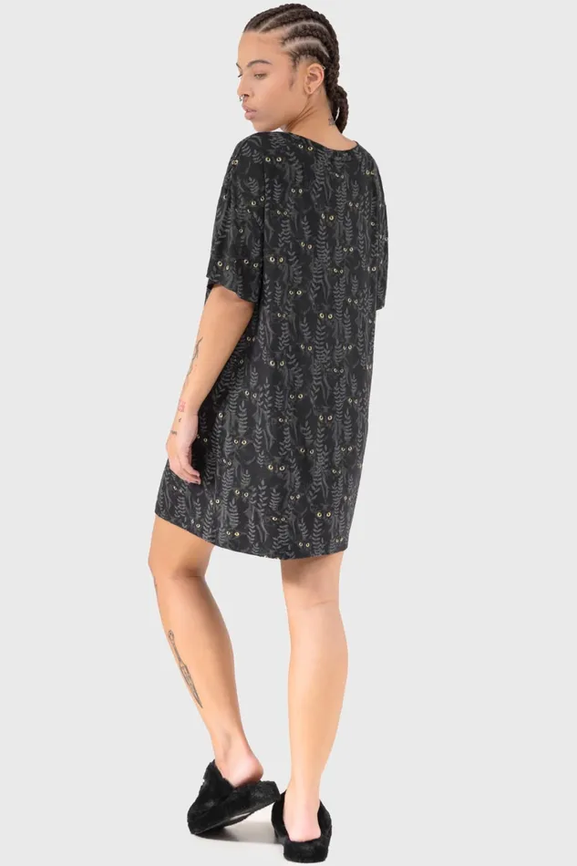 Killstar Familiar Woods TShirt Dress Women Mini